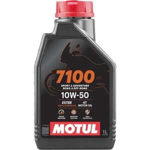 روغن موتورسیکلت موتول مدل 7100 10w 50 sp حجم یک لیتر